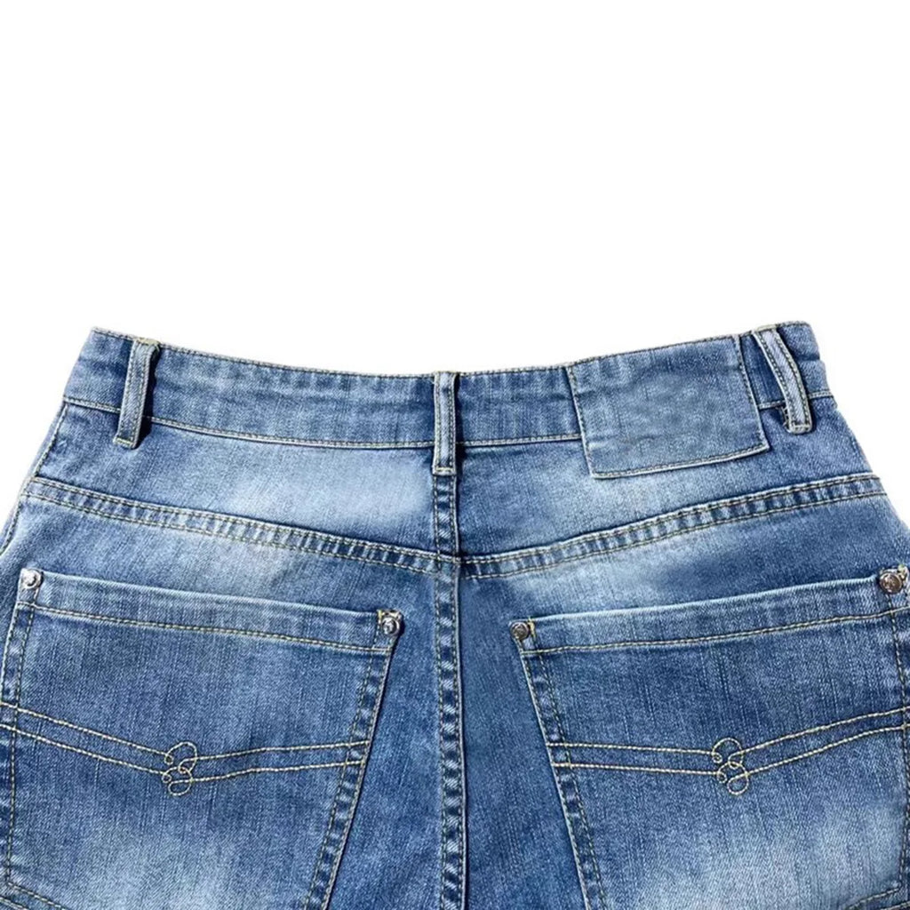 Bow Wrap Denim Set