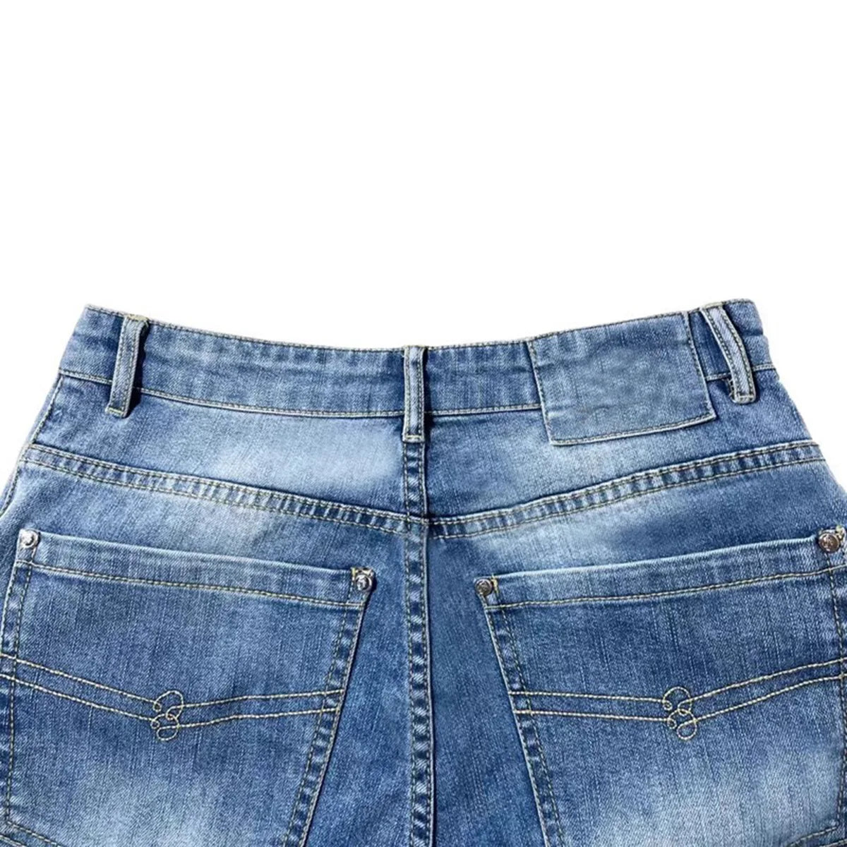 Bow Wrap Denim Set