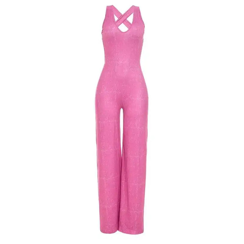 Cia Backless Wide Leg Jumpsuit