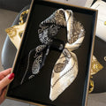 Houndstooth Printed Vintage Headscarf