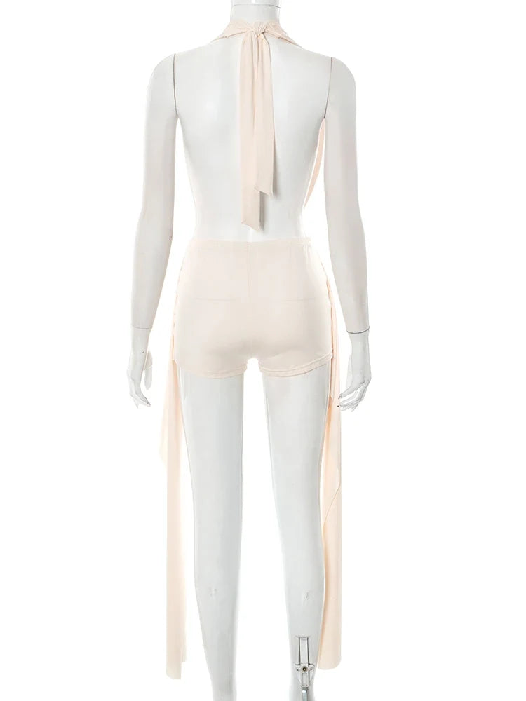 Olivya Side Tassel Short Set