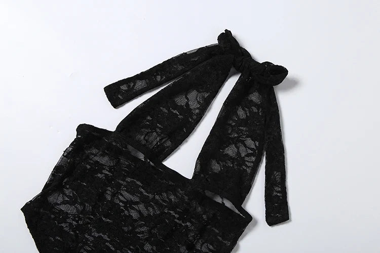 Kara Mesh Mid Skirt Set