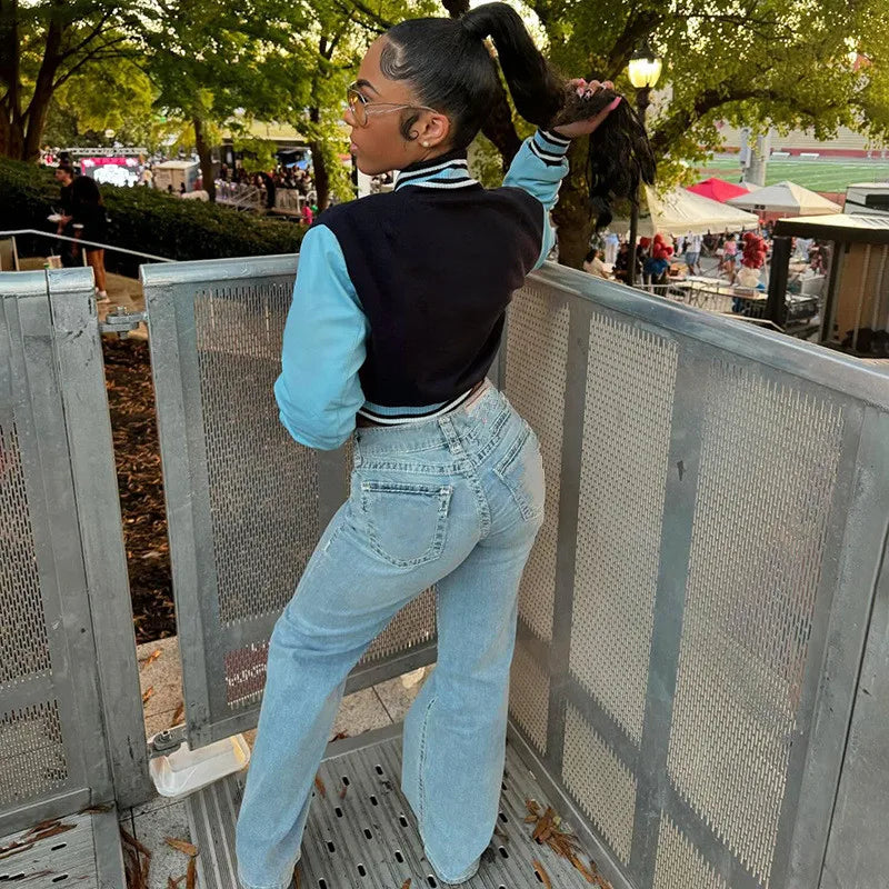Autumn Leather Crop Jacket