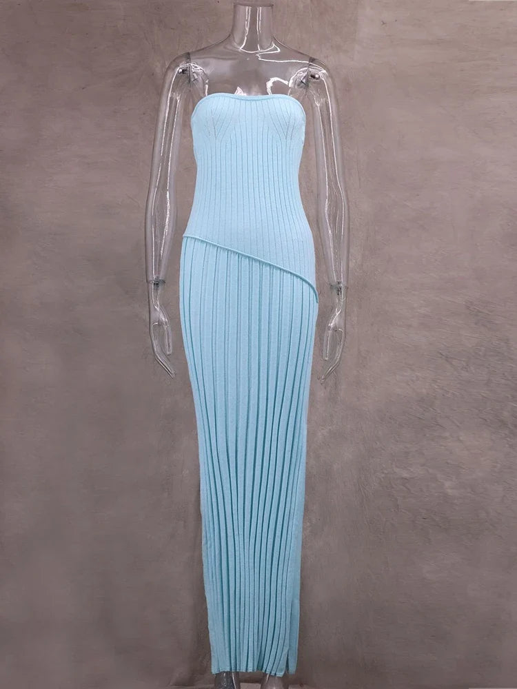 Ashlea Blue Maxi Dress