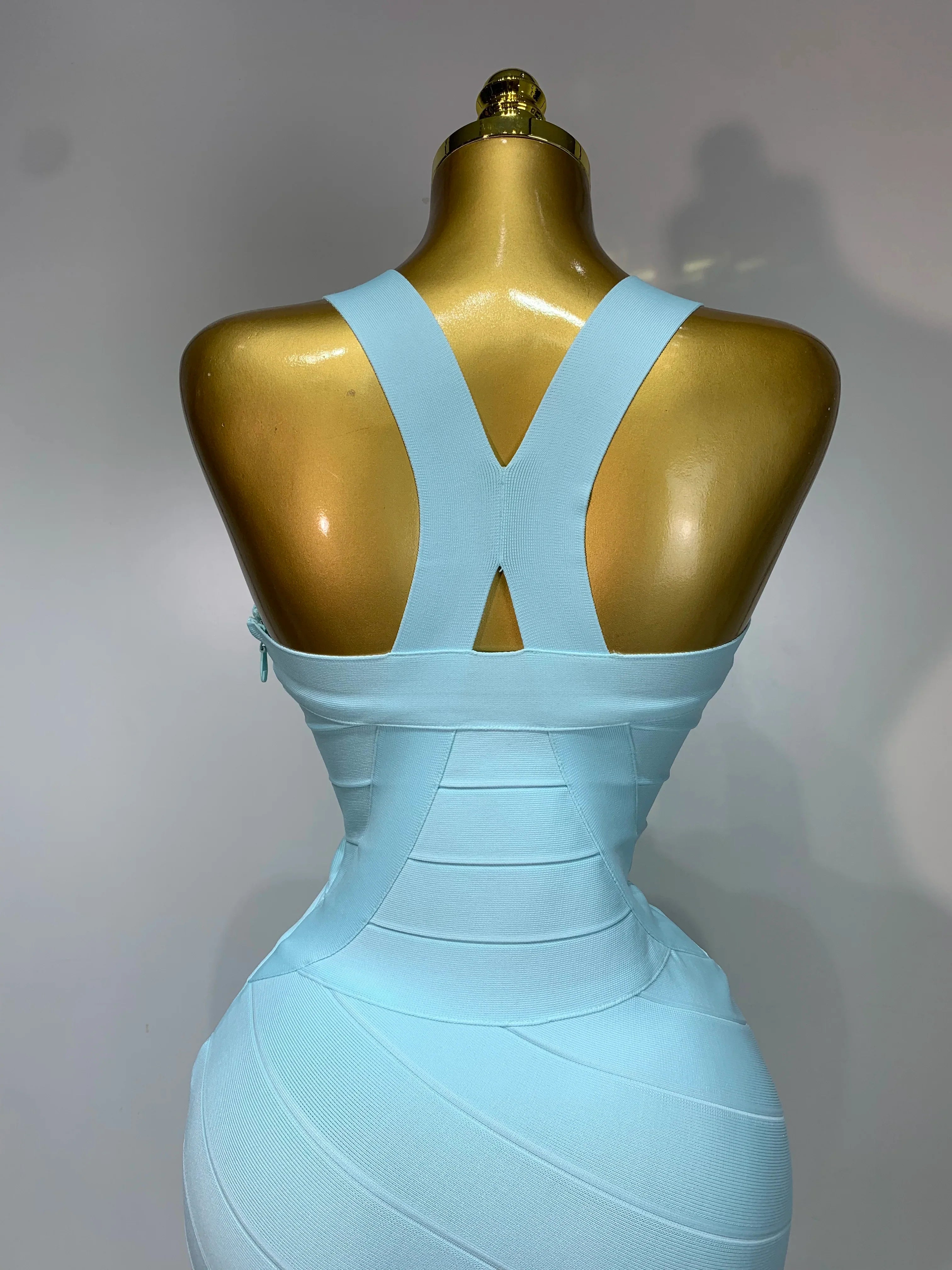 Lauren Tassel Bandage Maxi Dress