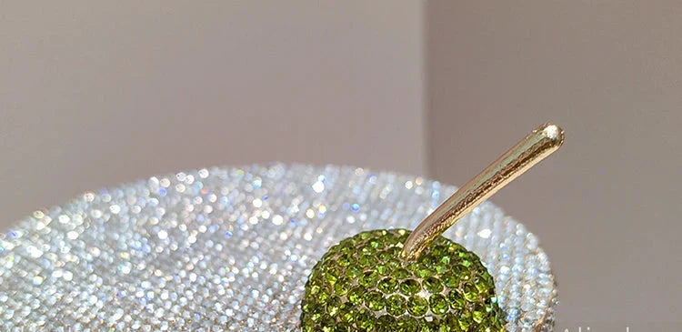 Cherry Goblet Rhinestone Clutch Bag
