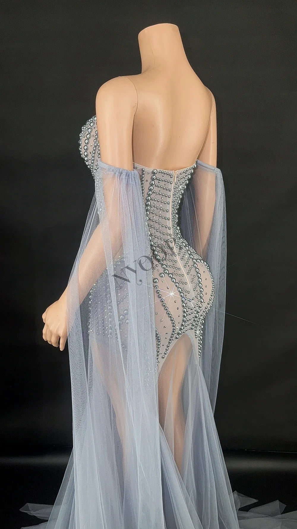 Helena Sheer Maxi Dress