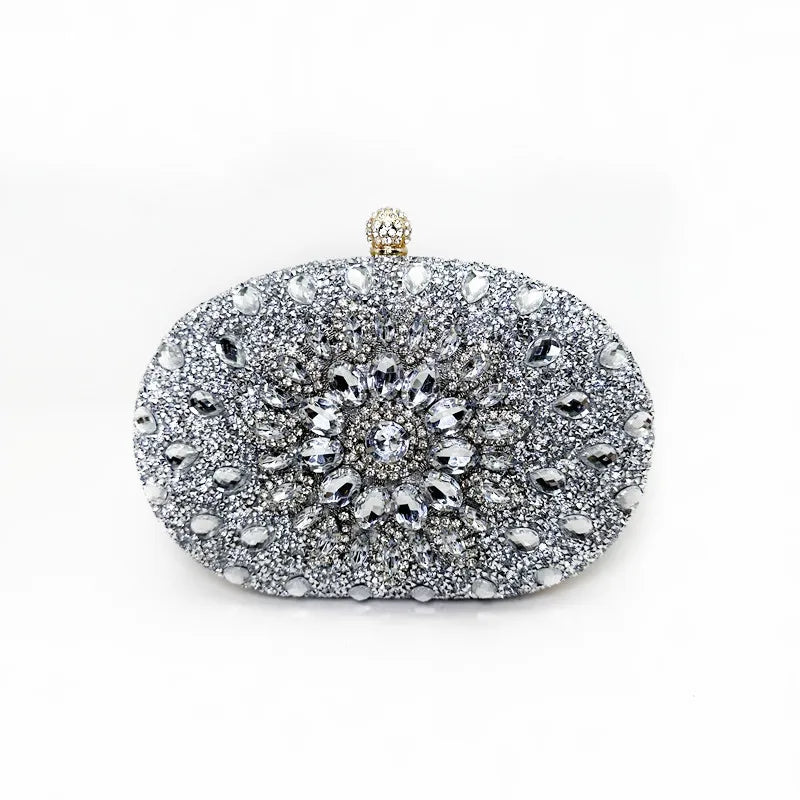 Luxury Crystal Clutch Bag