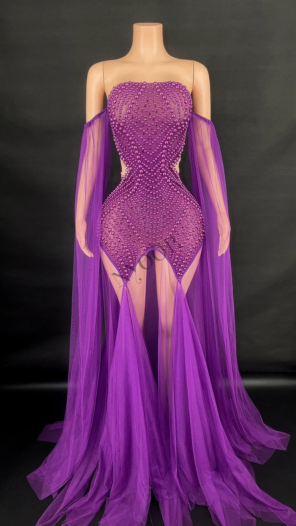 Helena Sheer Maxi Dress