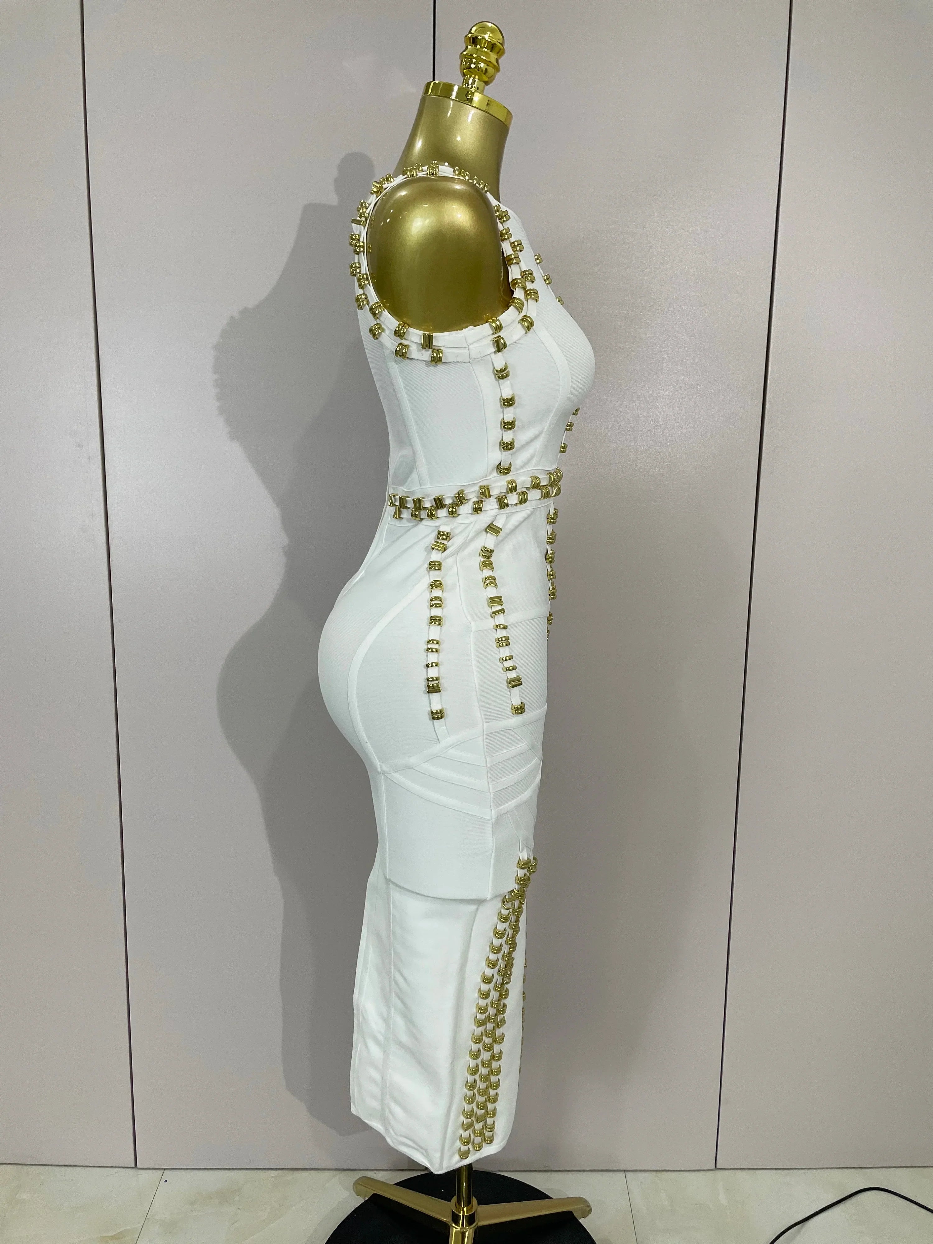 Hollywood Bandage Midi Dress
