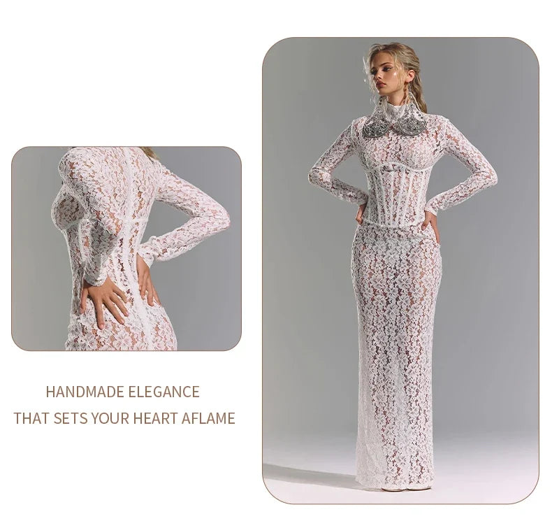 Eleeza Corset Maxi Dress