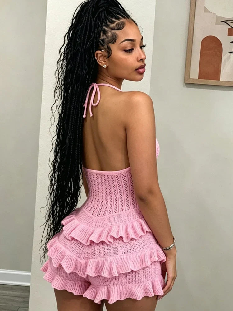 Coquette Crochet Romper