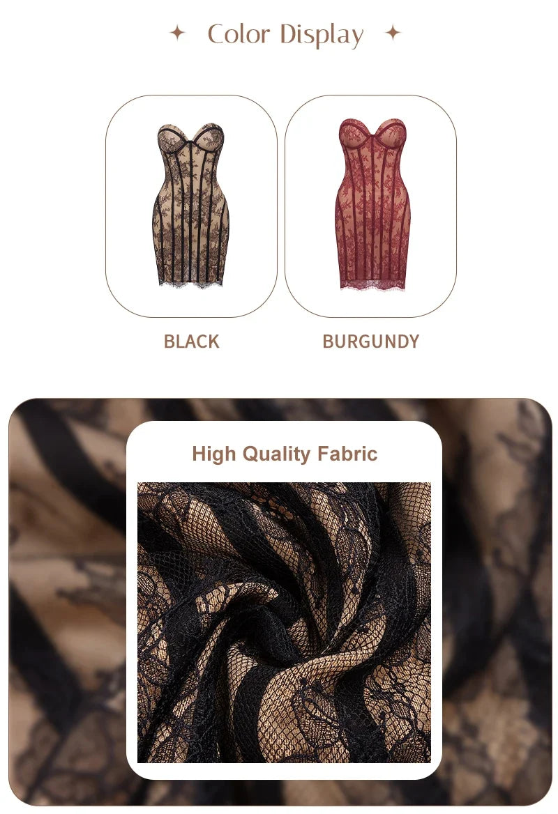 Kerry Corset Bustier Mini Dress