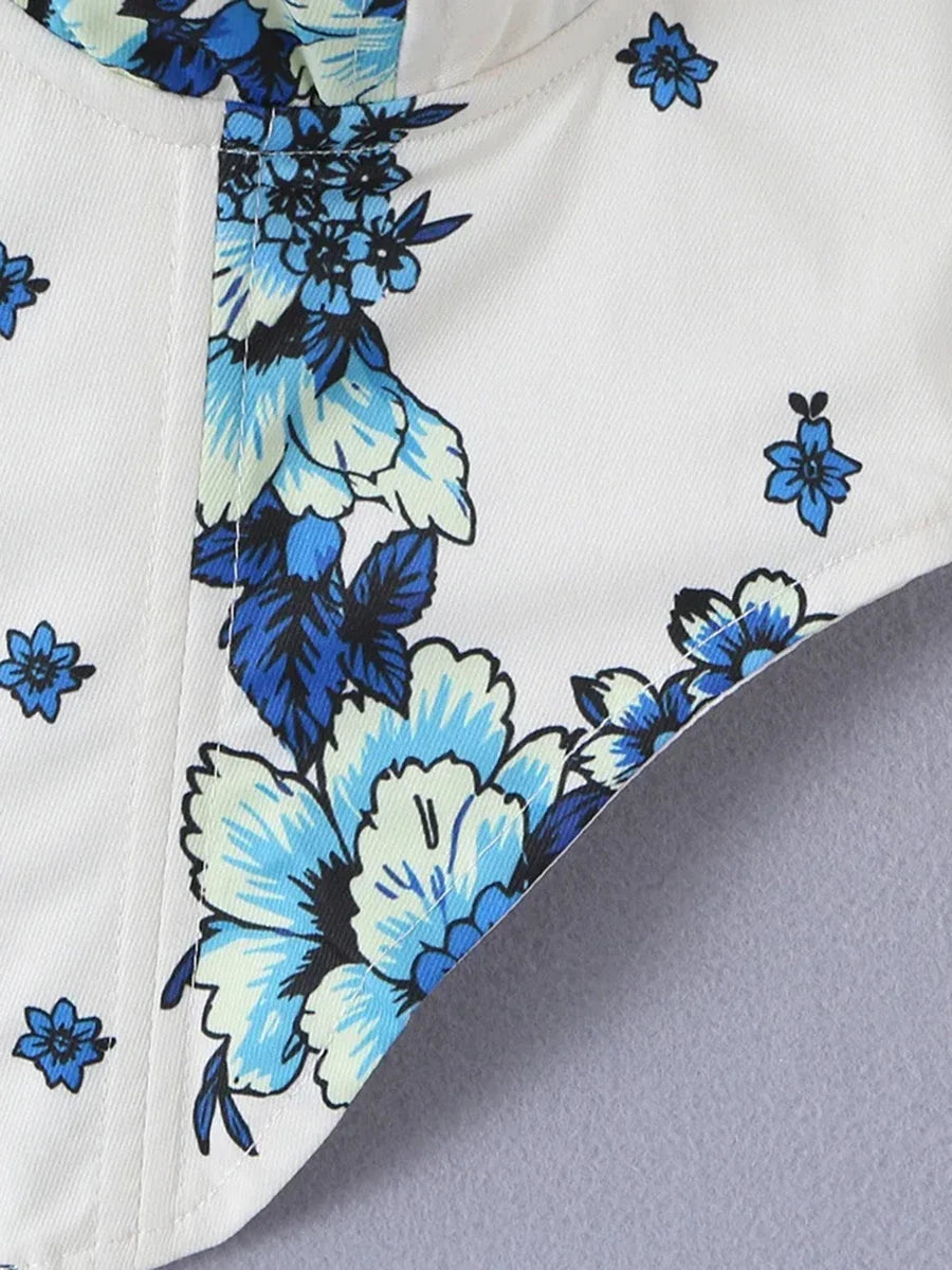 Boho Floral Corset Pants Set