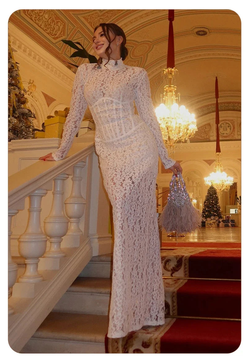 Eleeza Corset Maxi Dress