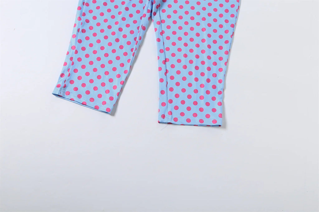Chic Polka Dot Halter Romper + Headscarf