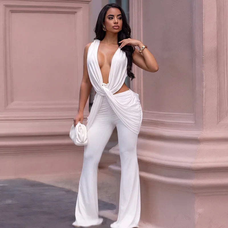 Clara Ruched Jumpsuit