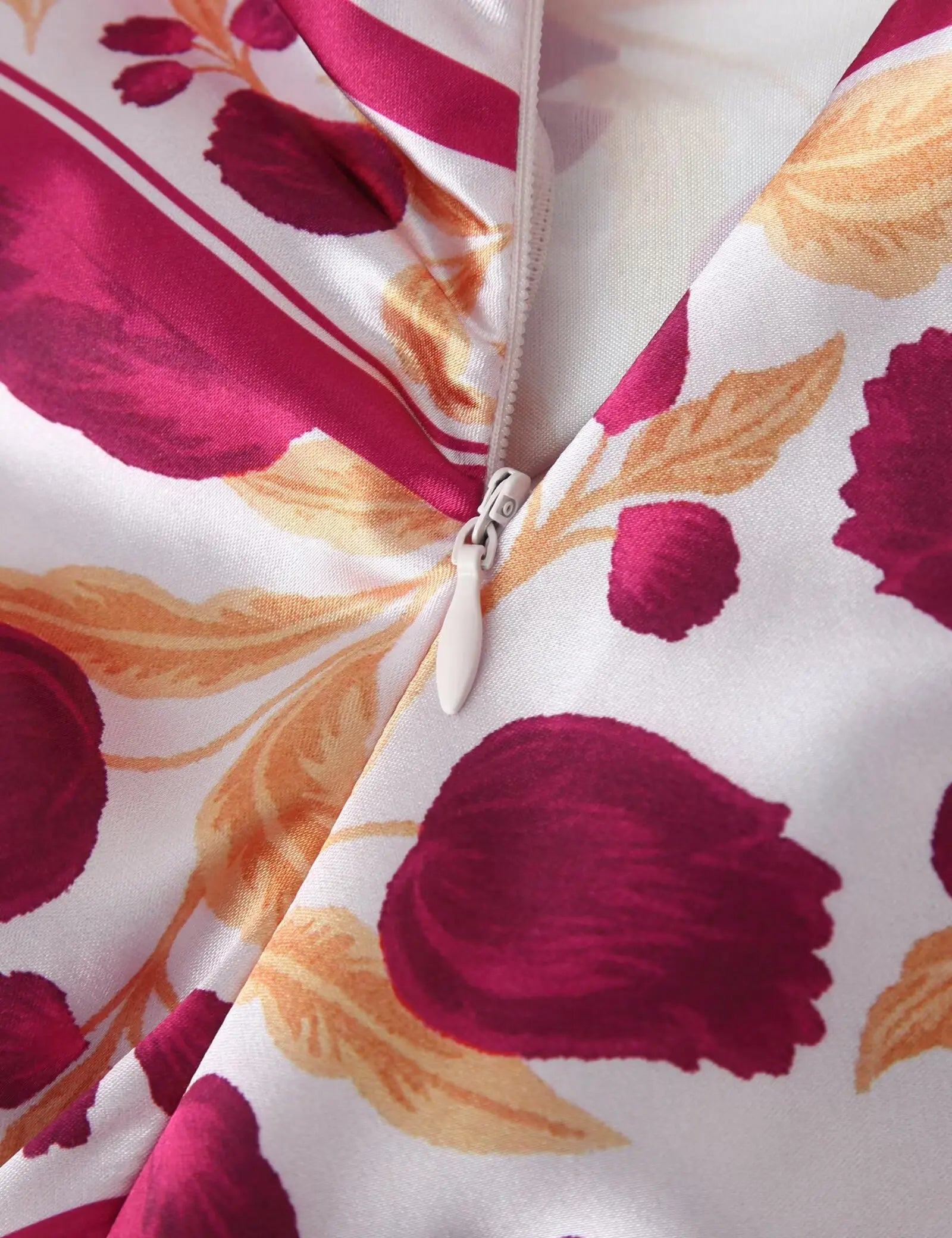Esther Floral Satin Maxi Dress