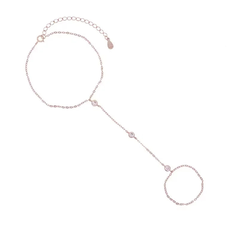 Charm Ring Wrist Bracelet