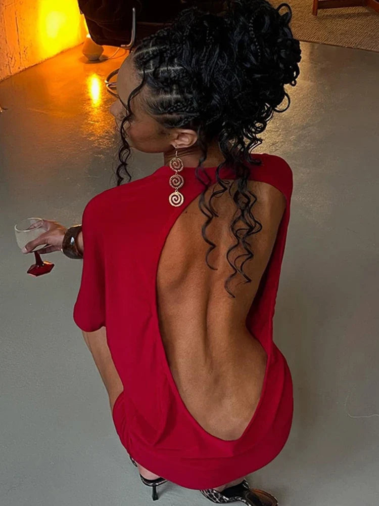 Esther Backless Mini Dress