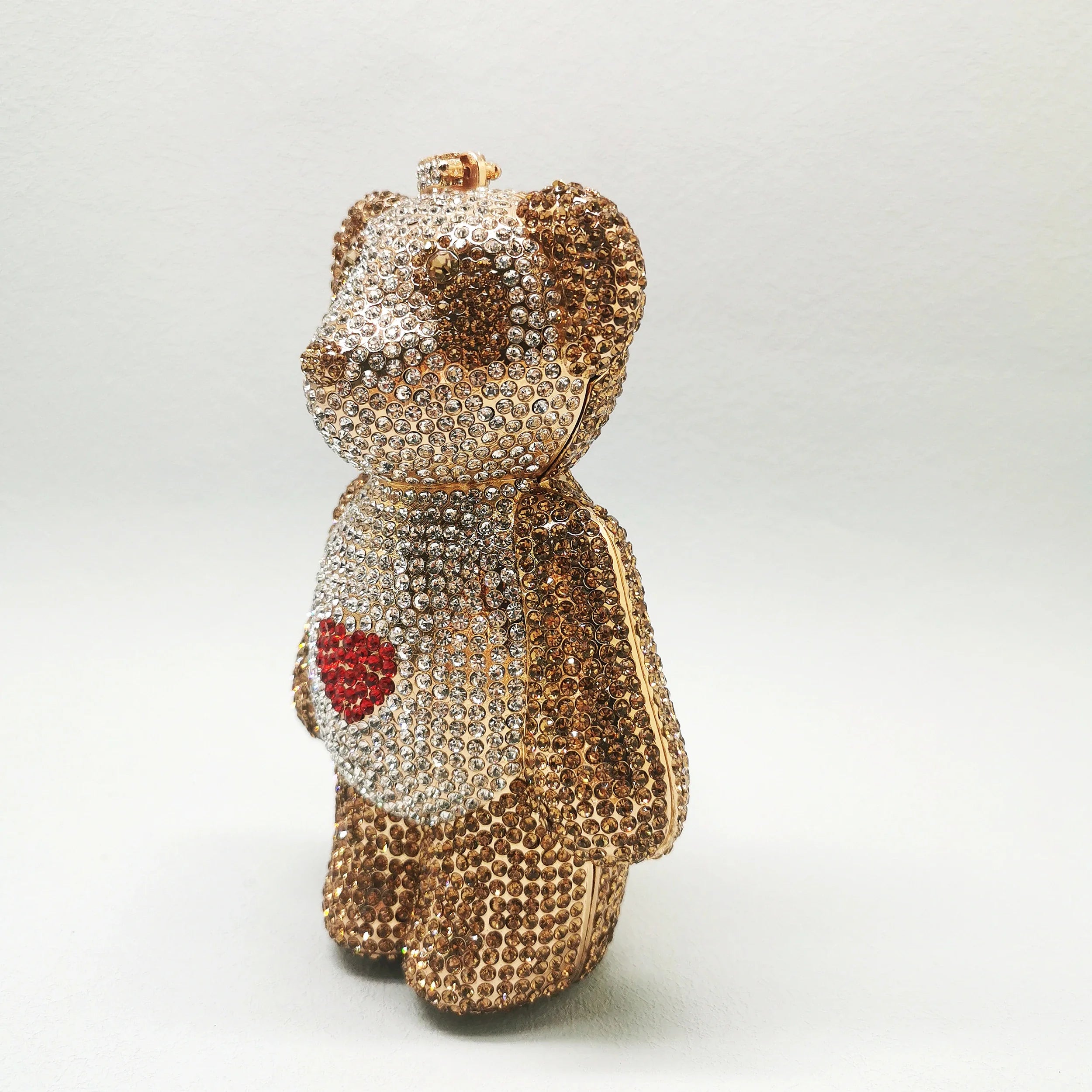 Mini Bear Diamond Clutch Bag