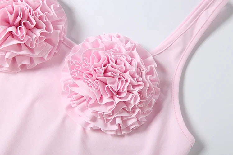 3D Flower Pants Set