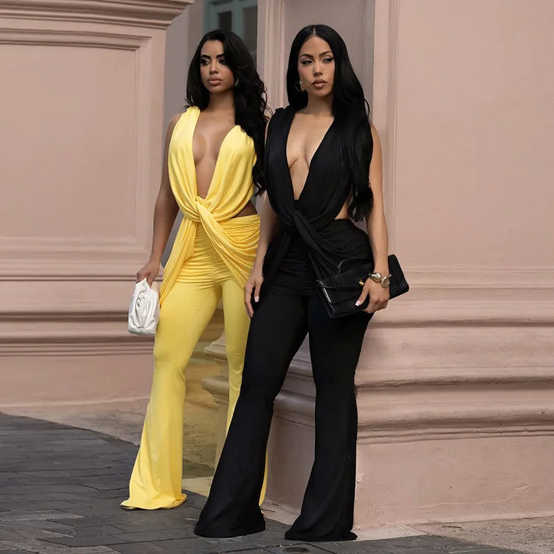Clara Ruched Jumpsuit