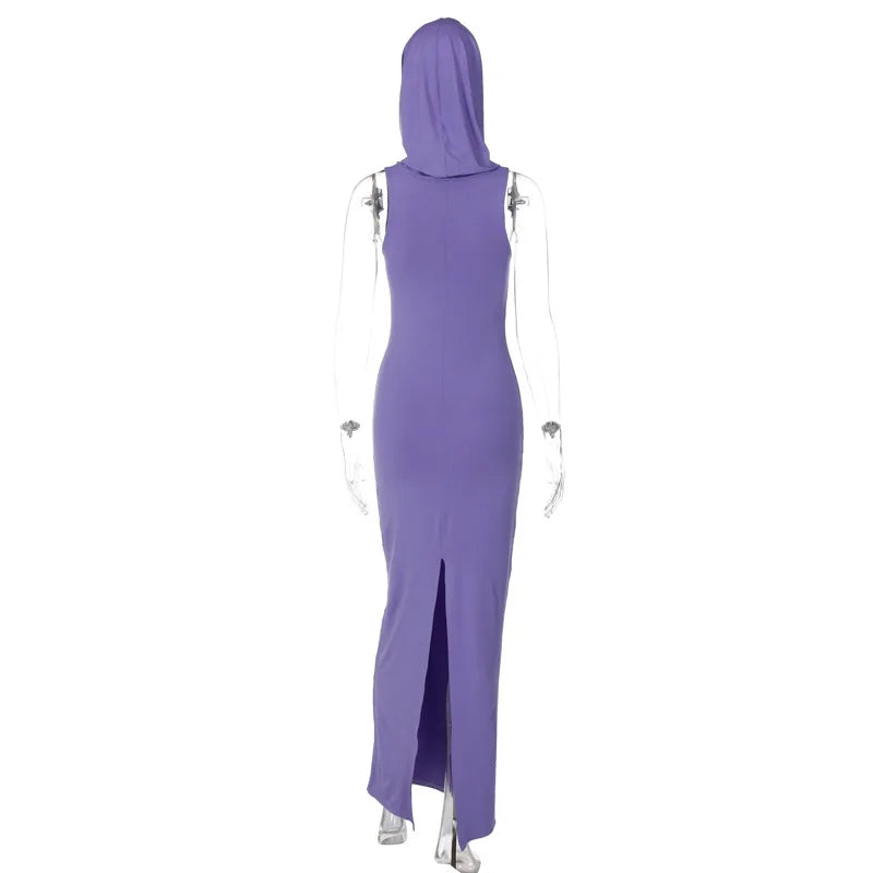 Hooded Maxi Dress