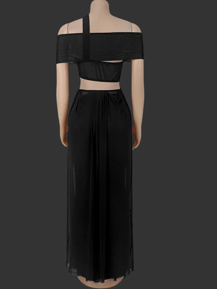 Lona Ruched Maxi Dress