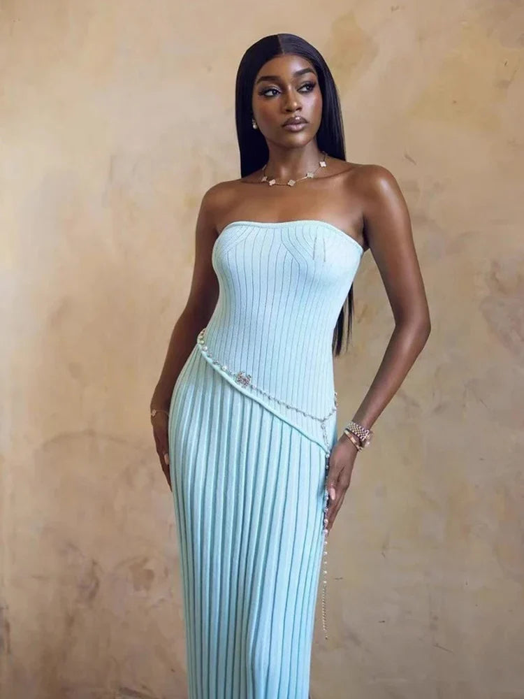 Ashlea Blue Maxi Dress