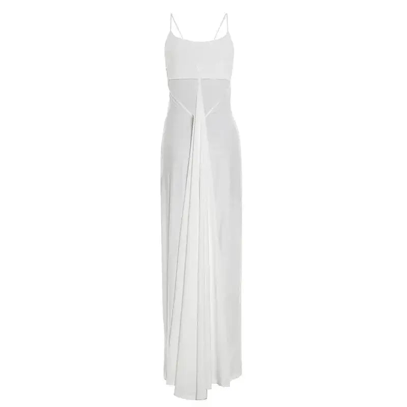 Liza Backless Draped Maxi Dress