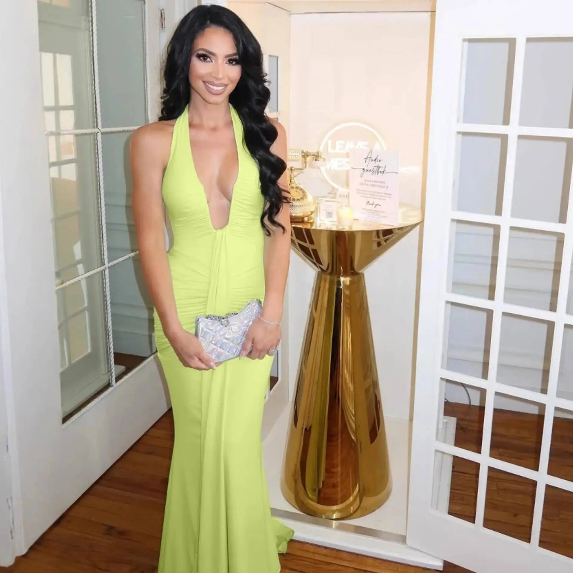 Alexa Ruched Bodycon Dress