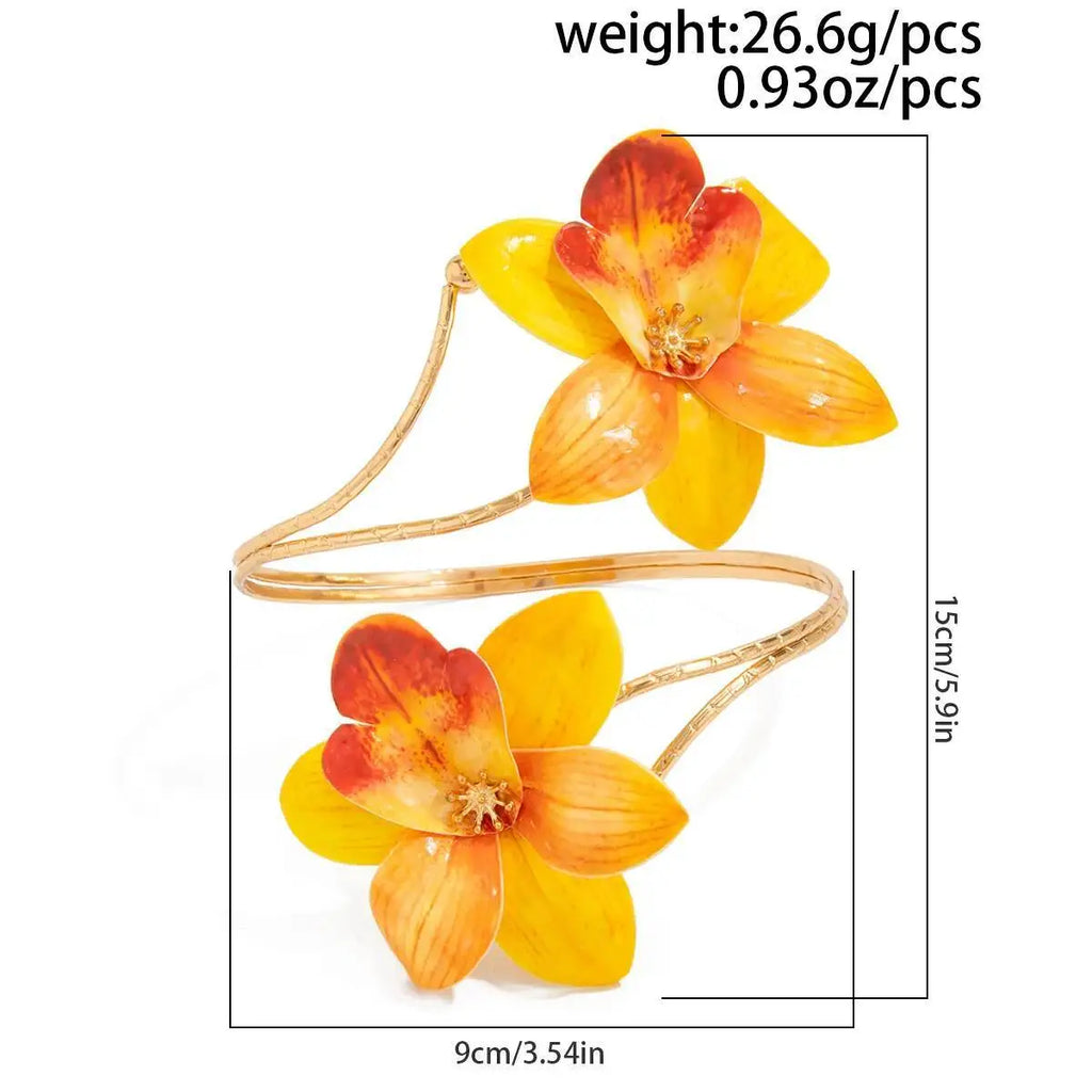 Exquisite Flower Arm Bracelet