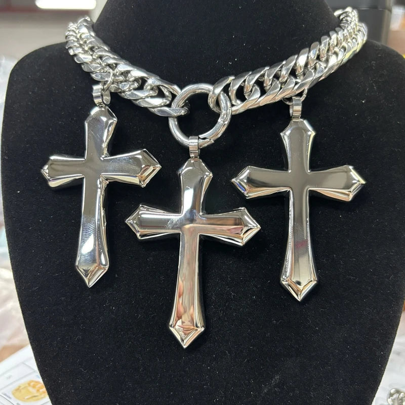 Cross Pendant Choker