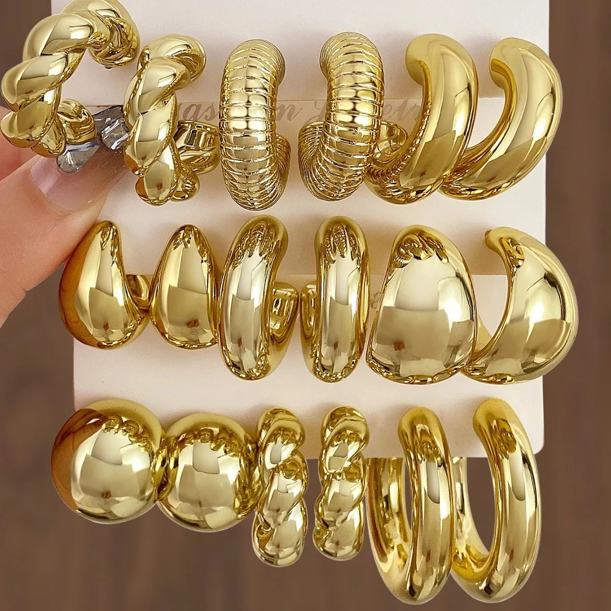 Chunky Vintage Drop Earring