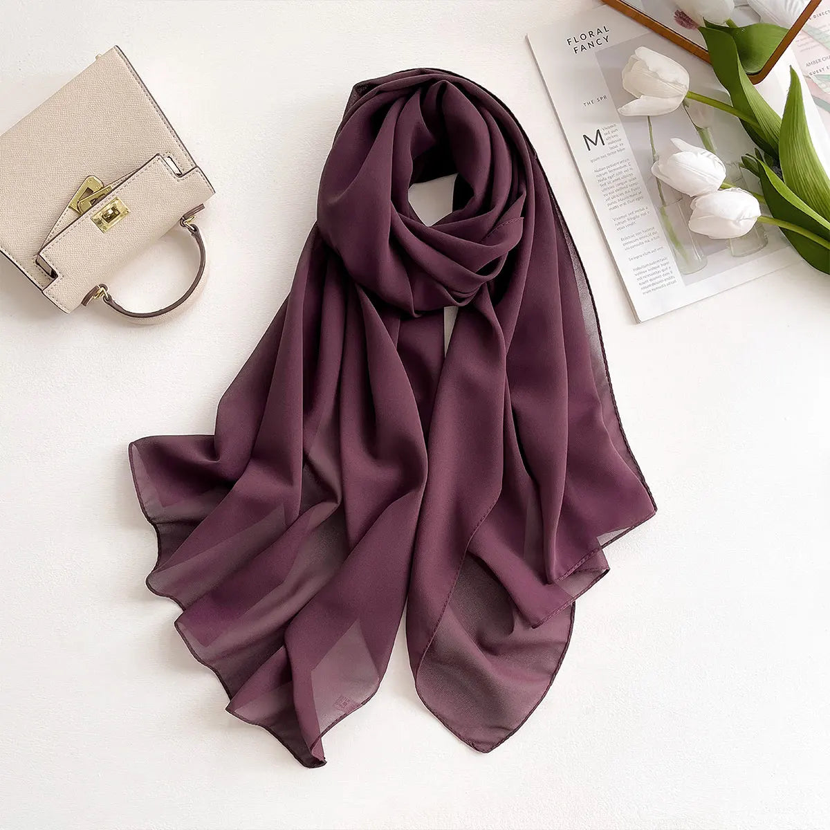 Modest Chiffon Scarf