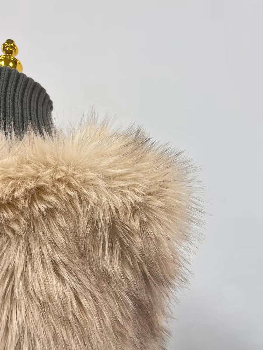 Fur Luxurious Crop Vest