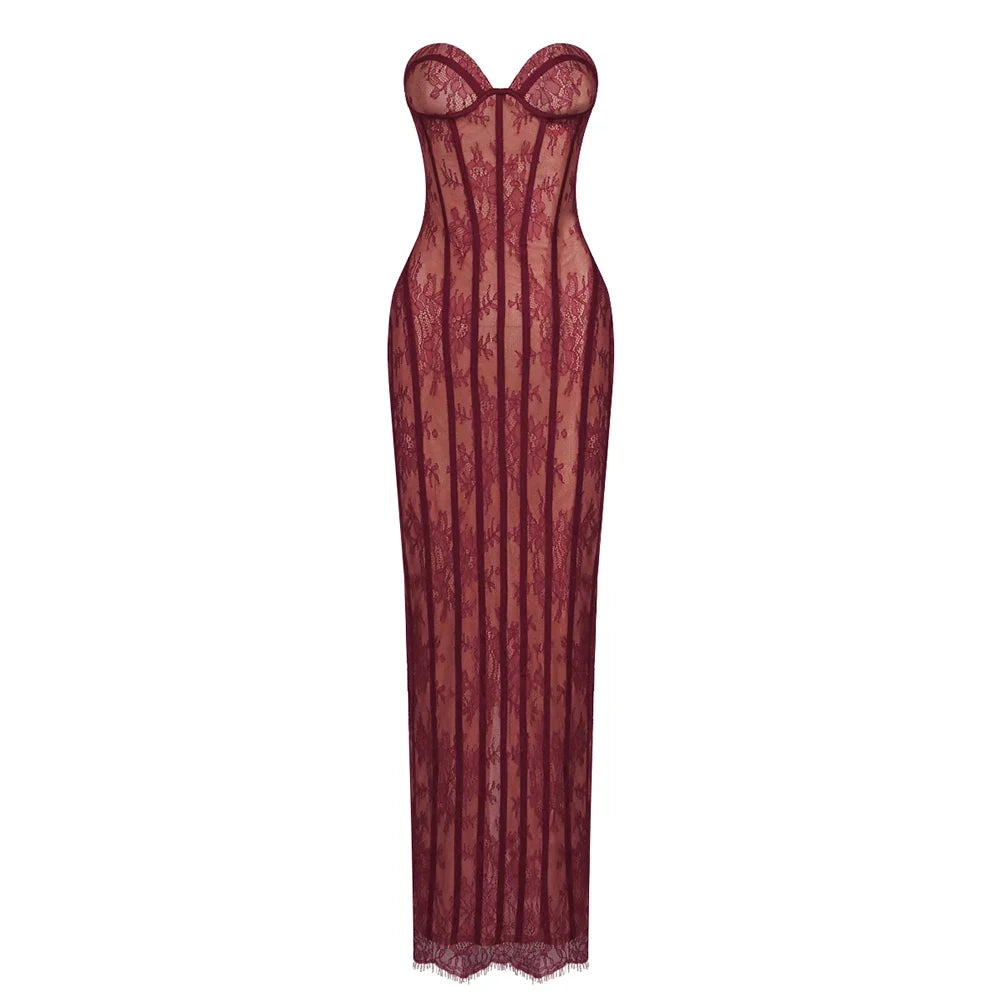 Kerry Corset Bustier Maxi Dress