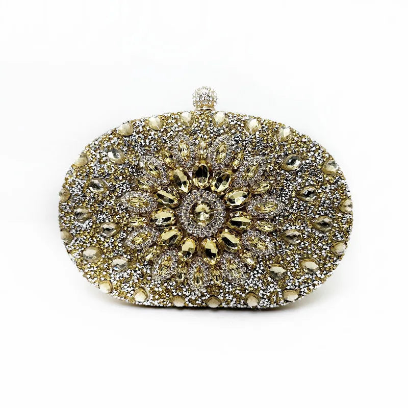 Luxury Crystal Clutch Bag