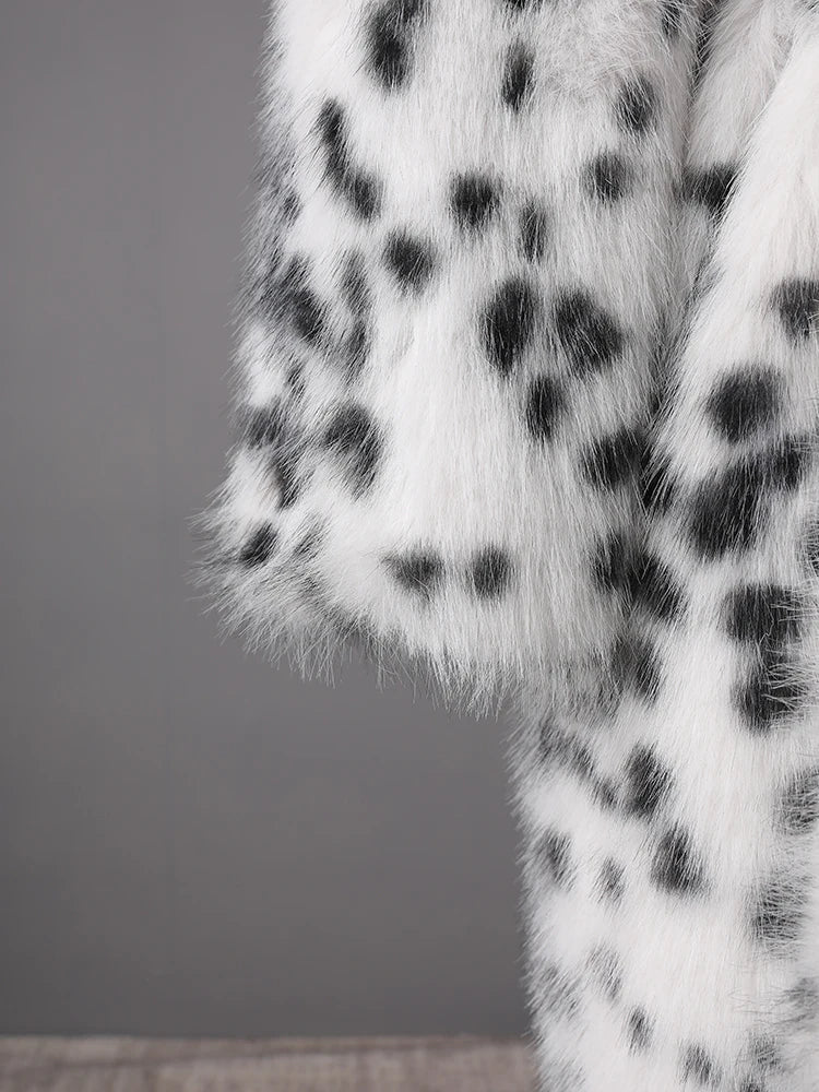 Opulent Fur Plush Coat