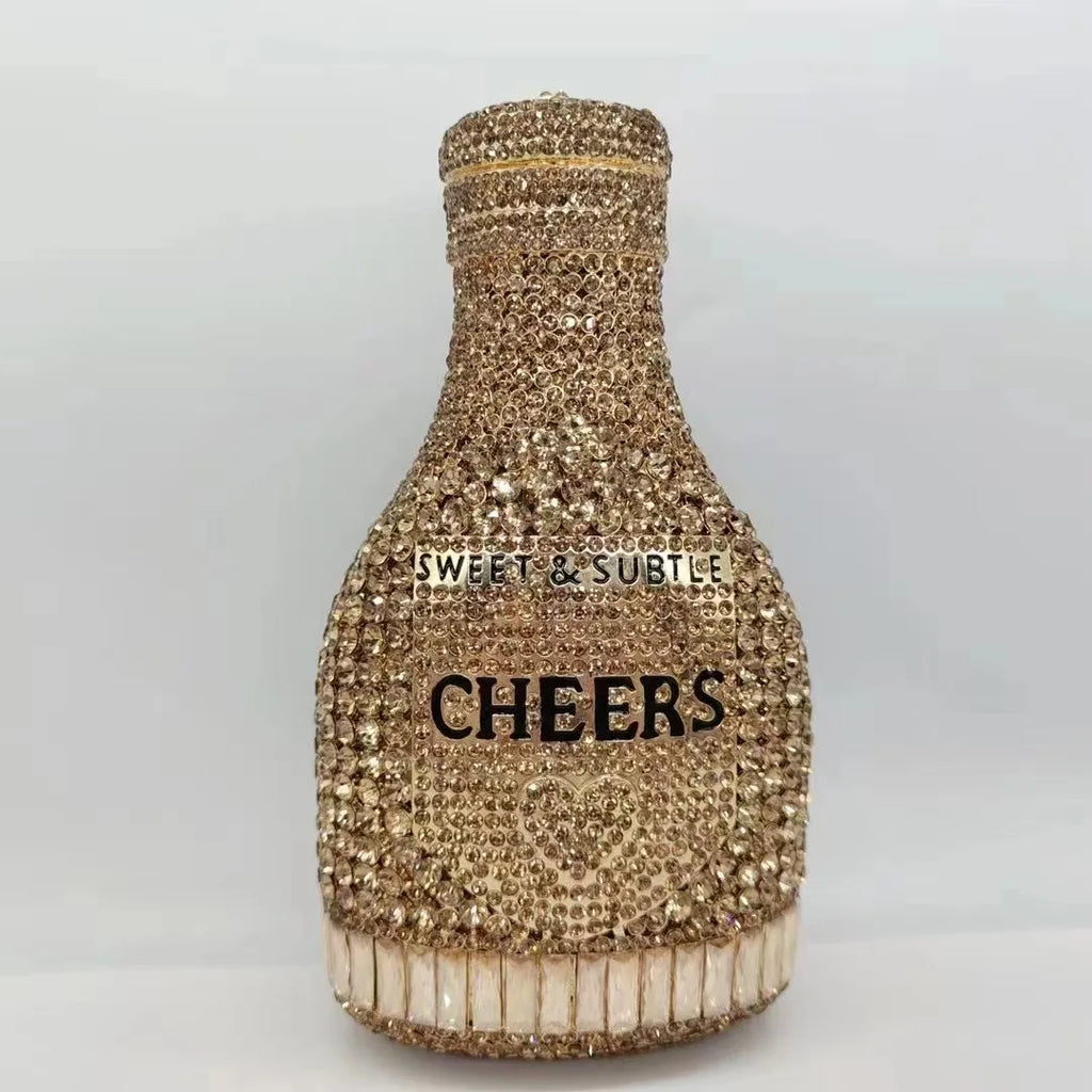 Cheers Crystal Clutch Purse