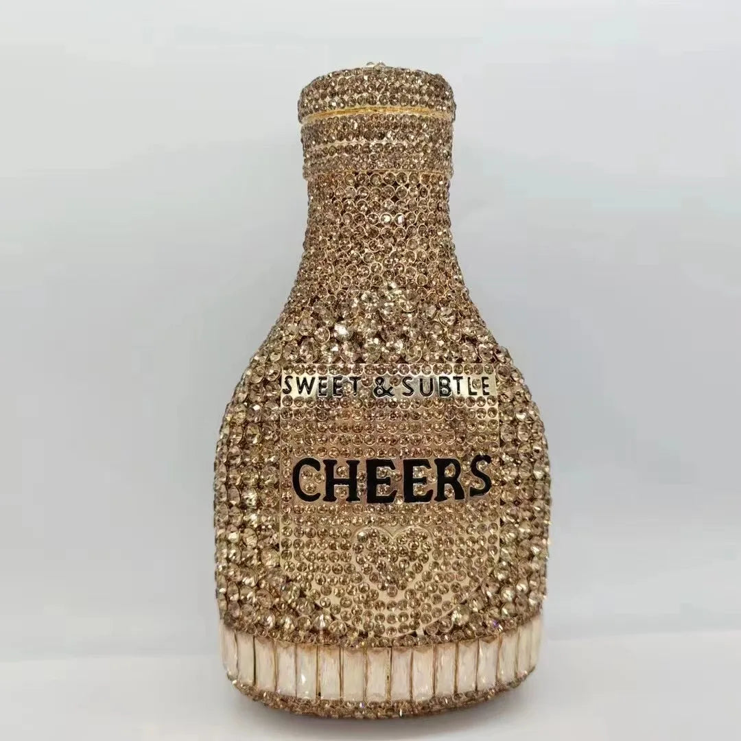 Cheers Crystal Clutch Purse