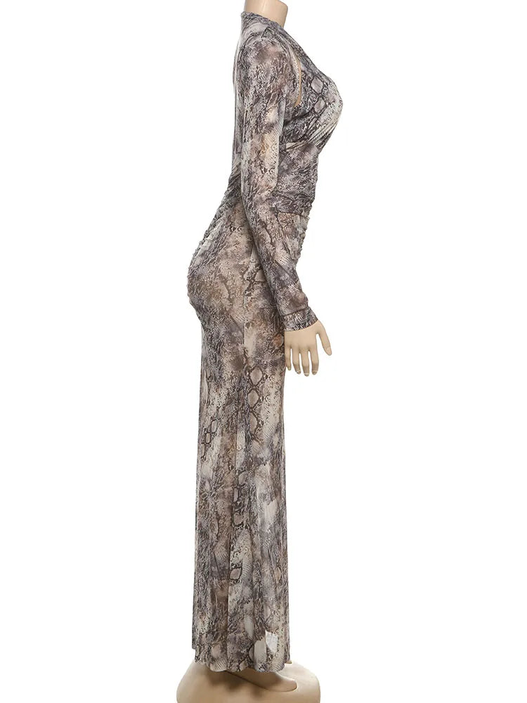 Katherine Ruched Maxi Dress