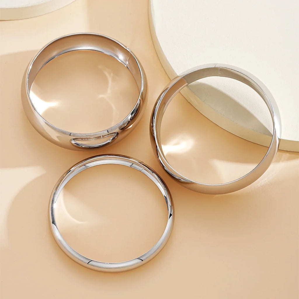 3pcs Oversized Chunky Bangle Bracelet