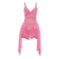 Lia Ruched Tassel Dress