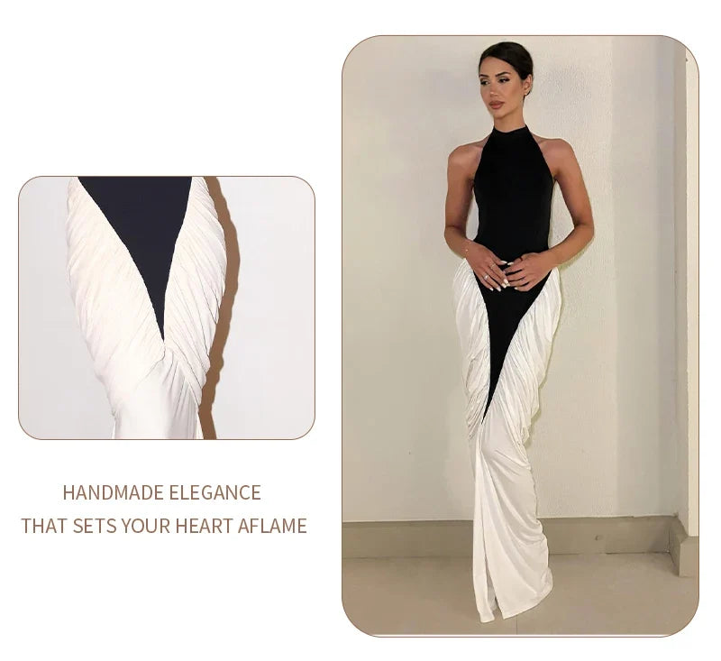 Lorie Ruched Bandage Maxi Dress