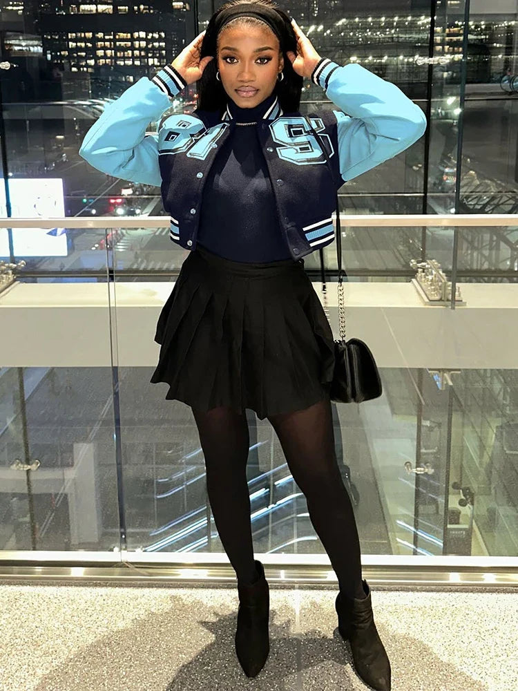 Autumn Leather Crop Jacket