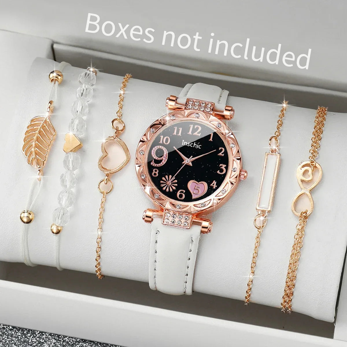 6PCS/Set Watch Bracelet Set（Without Box）