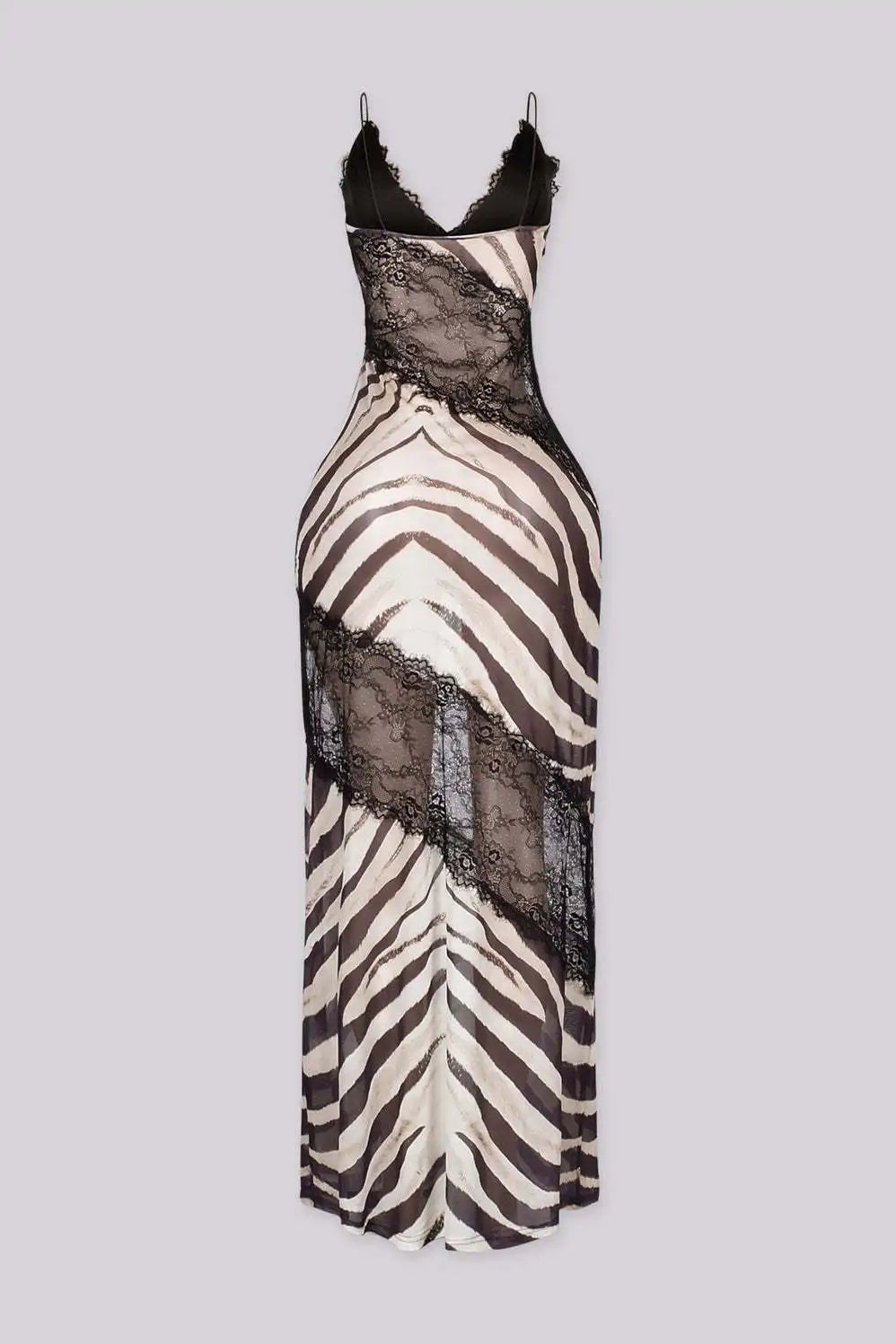 Ari Mesh Bodycon Maxi Dress
