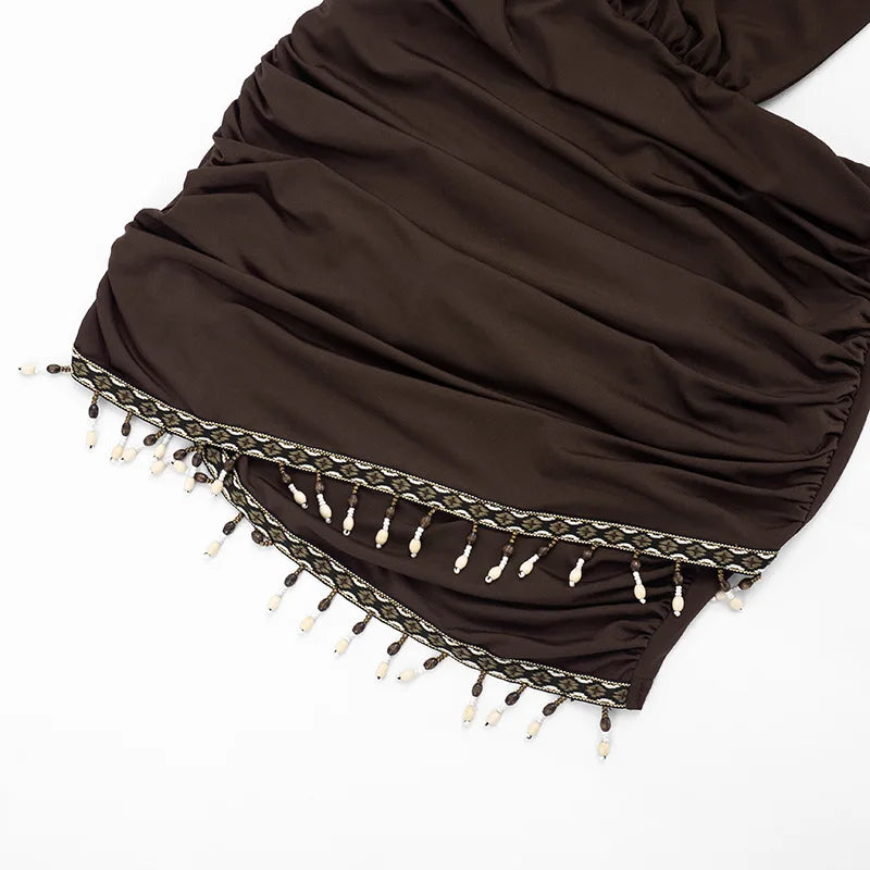 Bohemian Gyal Ruched Dress